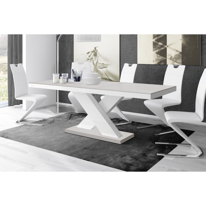 Stół Xenon 140 Dąb Artisan / Czarny Super Decor